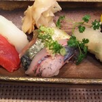 玄海鮨 - マグロ  イカ  アジ  サバ  白身（タイ）