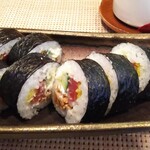 玄海鮨 - 四季巻の断面