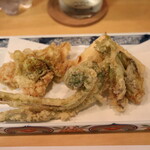 季節料理 よし野 - 山菜天ぷら