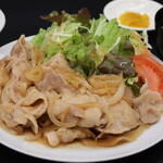 生姜烤猪肉套餐 (里脊肉or五花肉)