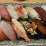 おまかせ握り1500円