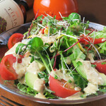 Ten vegetable salads with homemade dressings