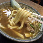 Sobadokoro Matsuya - 汁はね注意しながら熱々うどんを