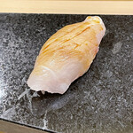 鮨 心白 - 茶碗蒸しで食べた九絵が握りでも登場　本日一番でした