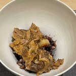 鮨 心白 - なぜか突然　猪の炊いたものがでてきました（笑）