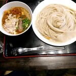 Jikasei Udon Udokichi - カレーつけ汁うどん並み餅麺 豚すね肉