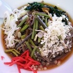 ウィンドー - 「冷し山菜そば」です⑤(9/6UP)