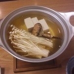味処栄清丸 - 黄ニラのしゃぶしゃぶ（鍋）
