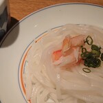 たべごと屋 ござる - ズワイ蟹のつけ米麺