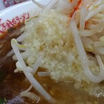 くるまやラーメン - ニンニクたっぷり