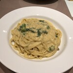 DAL BOSCINO - 1月　北海道産　ウニと菜の花のカルボナーラのスパゲッティ