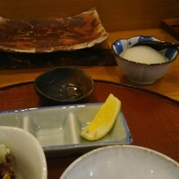 天ぷらふく西 禅と匠 - レモンと大根おろし使い放題