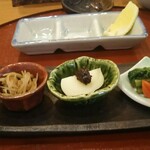天ぷらふく西 禅と匠 - 小鉢3品
