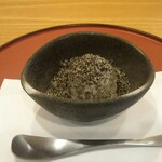天ぷらふく西 禅と匠 - 胡麻アイス