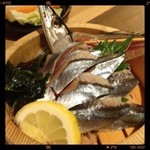 旨い屋 - 秋刀魚の刺身　２９０円