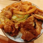 焼き肉DON - DONのうどん丼　どんのうどんどん