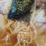 りょうたん亭 - ワンタンメン＋玉子