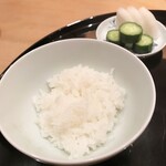 まき村 - ご飯とお新香