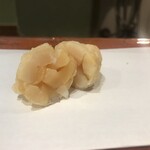 江戸前晋作 - 昆布締めの小柱