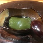 江戸前晋作 - 抹茶のくず餅 