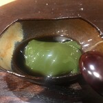 江戸前晋作 - 抹茶のくず餅 