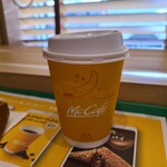 マクドナルド - ホットコーヒーM(クーポン120円)です。