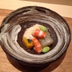 吉い - 2012.08 冬瓜と南瓜の胡麻ダレがけ。