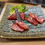 Yakiniku Meigetsu - 松阪牛のサガリ、カルビ、ロース