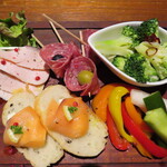 肉バル GYUUU - 2021年の｢アニバーサリーコース｣タパス盛り合わせ