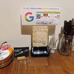 肉バル GYUUU - 2021年の｢内観｣卓上セット