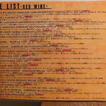 肉バル GYUUU - 2021年の｢ワインメニュー｣赤ワイン