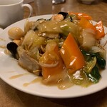 南海飯店 - かたい焼ソバ