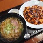 中国四川料理 天府仙臺 - 四川麻婆飯とあっさり醤油ラーメン(2021.02)