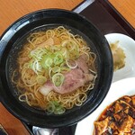 中国四川料理 天府仙臺 - 四川麻婆飯とあっさり醤油ラーメン(2021.02)