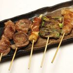 炭焼てんがらもん - てんがら巻の盛り合わせ940円