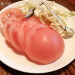 ざぶとん - 冷やしトマト300円