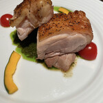 花様 - 近江牛に続いて、お次は近江鶏！！ジューシィで美味しかったです♡