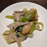 花様 - お野菜たっぷりのクリームパスタは罪悪感が薄れますよね(^_−)−☆