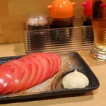 鉄板居酒屋OHANA - トマトとスーパードライ