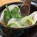 ぼちぼち - 特大地はまぐりの塩汁