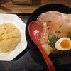 Wafuu Chuuka Musashino Gyouzabou - Bセット武蔵野らーめん(通常608円)+半チャーハン(通常398円)が878円税抜