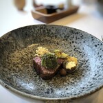 MAISON LAFITE - 豊後「米仕上げ牛のシャトーブリアン」、コンソメソースで。