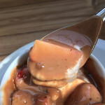 飛行船スタイル 南條 - ミント風味苺バニラアイスのチョコレートソース