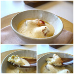 MAISON LAFITE - ＊ブルターニュ産オマールはカナダなどのオマールより４～５倍のお値段で、お味も別物。 フランスにもよく行きましたが、高級レストランでしか頂けなかったですね。 口にするのは久しぶりですが、旨味が濃厚で美味しい。 フランは、ほぼ渡り蟹の身で甘いこと、なんとも贅沢。シアワセ。