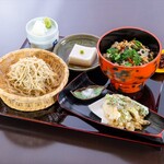 Shoujin ryourikeigetsu - 蕎麦和膳の例