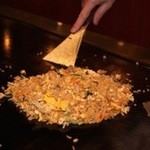 ステーキハウス　やま - 〆のガーリックライス。