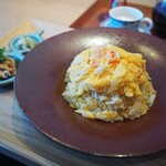 ブリル飯店 - 蟹玉たまご炒飯セット