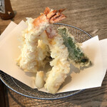 伊達 翁 - 天セイロ　天ぷらアップ