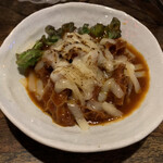 魚酔 - 牛ハチノスのトマト煮