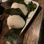 魚酔 - 塩むすび　シンプルだけどとても美味しい^_^